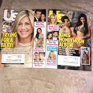 US Weekly Magazines 💕 bundle of two Vintage